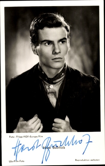 Ak Schauspieler Horst Buchholz, Portrait, Autogramm