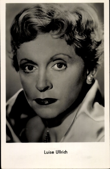 Ak Schauspielerin Luise Ullrich, Portrait