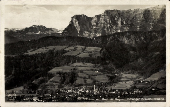 Ak Liezen Steiermark,  Hochmölbling, Hochanger, Obersteiermark, Landschaft