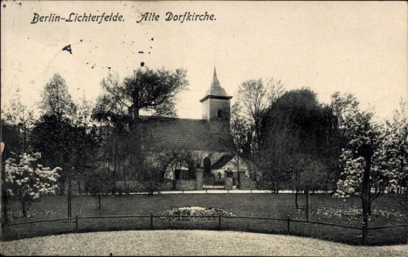 Ak Berlin Steglitz Lichterfelde, Alte Dorfkirche
