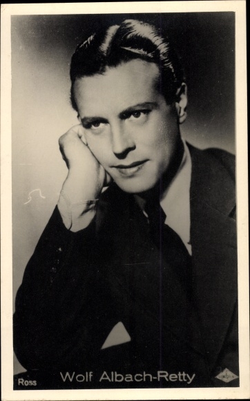 Ak Schauspieler Wolf Albach Retty, Portrait
