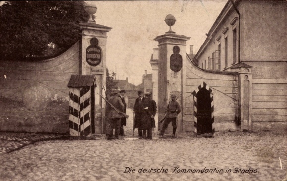 Ak Hrodna Grodno Weißrussland, deutsche Kommandantur, 1. WK