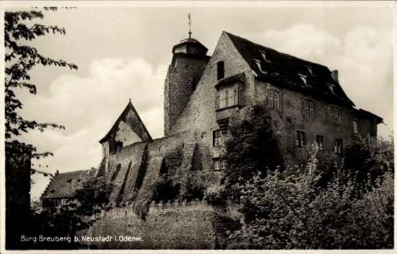 Ak Neustadt Breuberg im Odenwald, Burg Breuberg