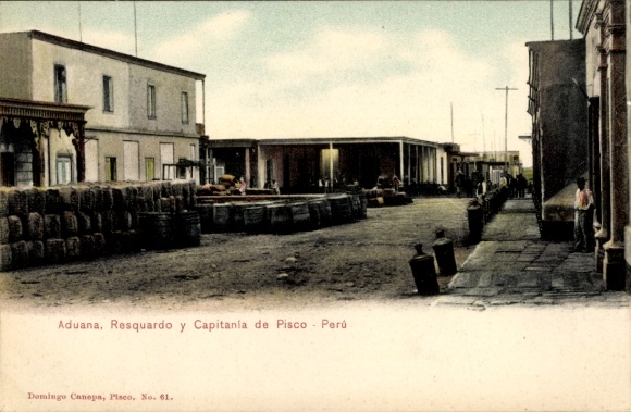 Ak Pisco Perú, Aduana, Resquardo y Capitanía