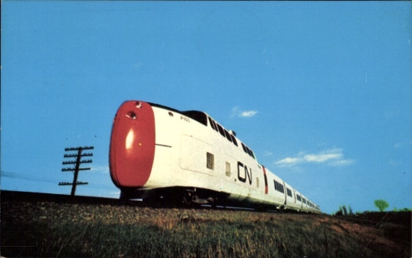 Ak Canadian National's sleek Turbo, Zug