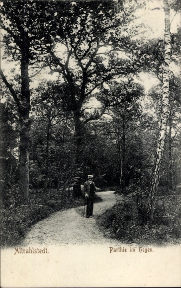 Ak Hamburg Wandsbek Rahlstedt Altrahlstedt,  Partie im Hagen