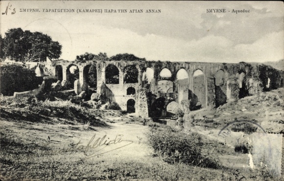 Ak Smyrna Izmir Türkei, Aqueduc, Antikes Aquädukt