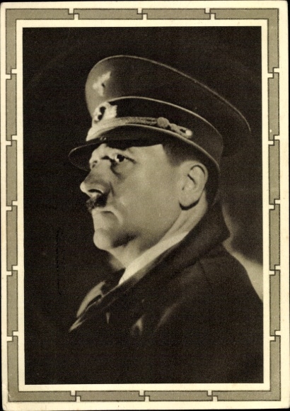 Ganzsachen Ak Führer und Reichskanzler Adolf Hitler, Portrait