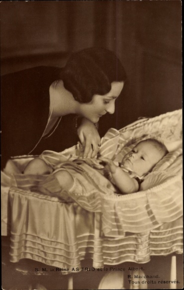 Ak Königin Astrid, Prince Albert