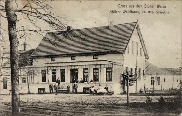 Ak Dötlingen in Oldenburg, Stüher Wald, Waldhaus