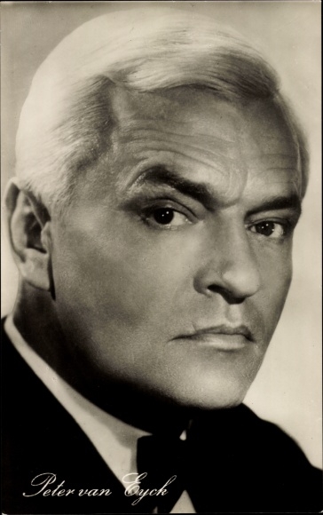 Ak Schauspieler Peter van Eyck, Portrait