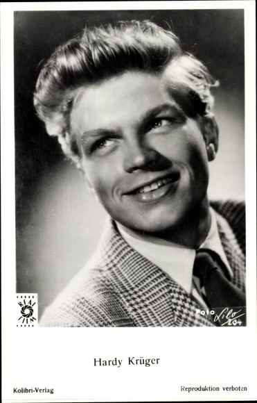 Ak Schauspieler Hardy Krüger, Portrait