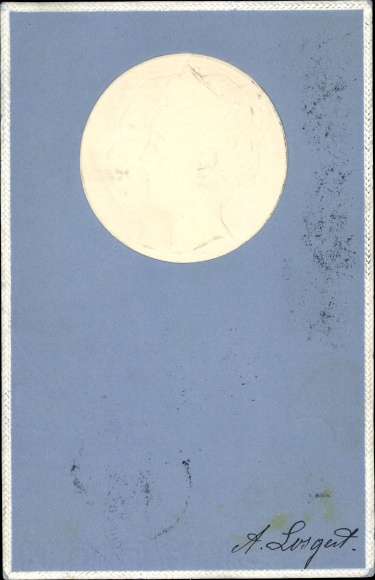 Präge Ak Königin Wilhelmina der Niederlande