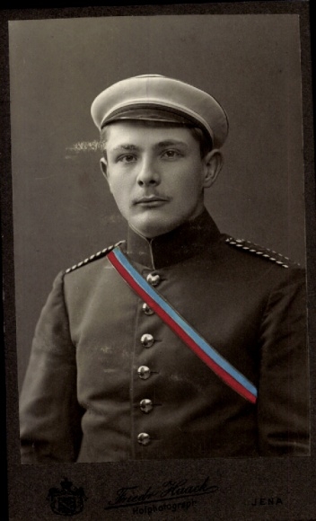 Studentika CdV Jena in Thüringen, Porträt eines Studenten