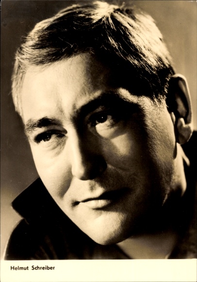 Ak Schauspieler Helmut Schreiber, Portrait