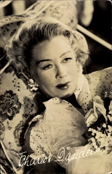 Ak Schauspielerin Charlott Daudert, Portrait, Defa Film, Die Schönste