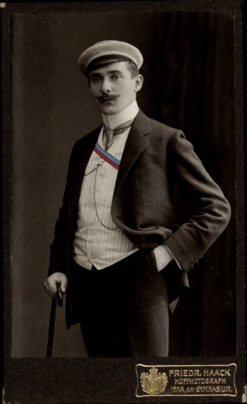 Studentika CdV Jena, Porträt eines Studenten