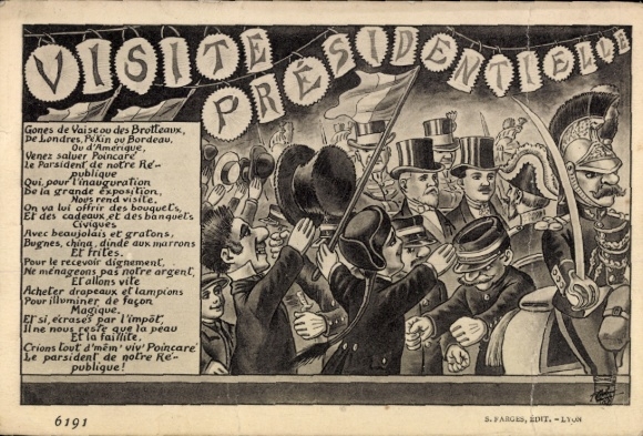 Künstler Ak Puppentheater, Visite presidentielle