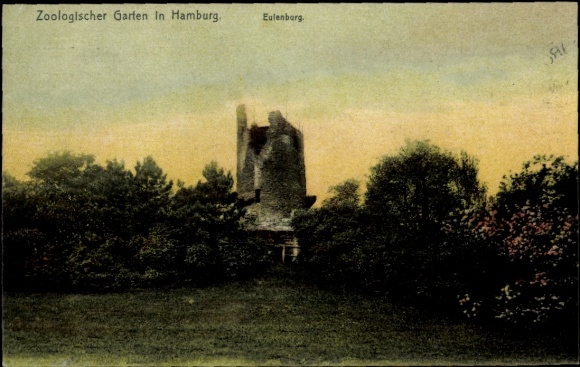 Ak Hamburg Eimsbüttel Stellingen, Zoologischer Garten, Eulenburg