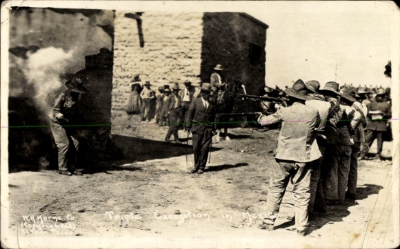 Foto Ak Mexiko, Hinrichtung, Revolution