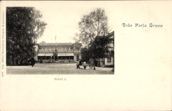 Ak Laxå Schweden, Porla Brunn, Hotel