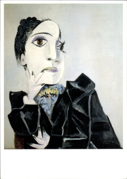 Künstler Ak Pablo Picasso, Dora Maar mit grünen Fingernägeln, 1936