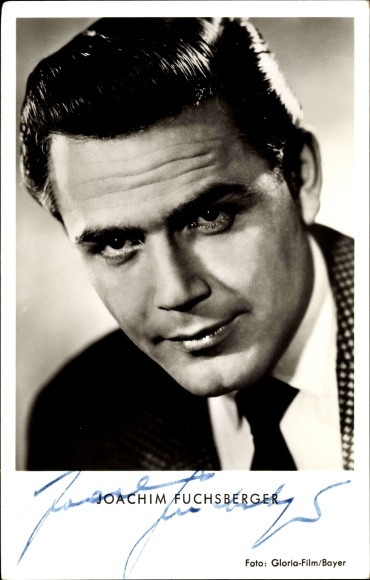Ansichtskarte / Postkarte Schauspieler Joachim Fuchsberger, Portrait ...
