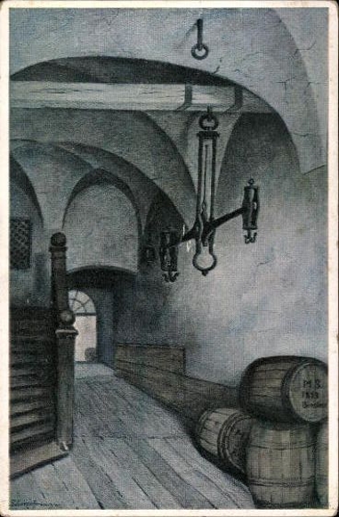 6 Ak Breslau, Historische Stätten zu Gustav Freytags Soll und Haben