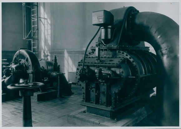 Foto Bert Sass, Berlin Charlottenburg, Gasanstalt, Gasturbinen