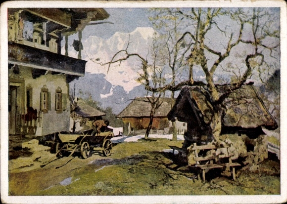 Künstler Ak Kempf-Harlenkampf, G. Th., Um Ostern, HDK 260