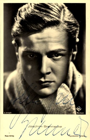 Ak Schauspieler Joachim Brennecke, Portrait, Autogramm