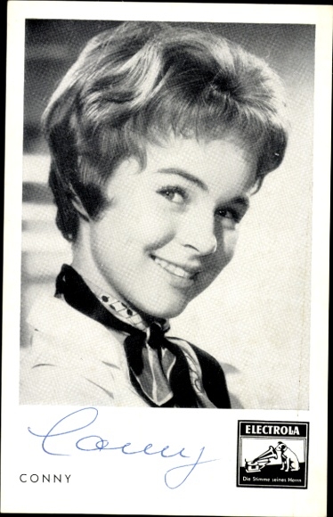 Ak Sängerin Conny, Electrola Schallplatten, Holiday in Honolulu
