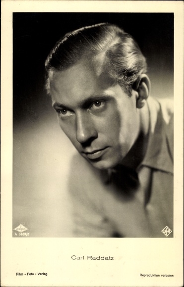 Ak Schauspieler Carl Raddatz, Portrait