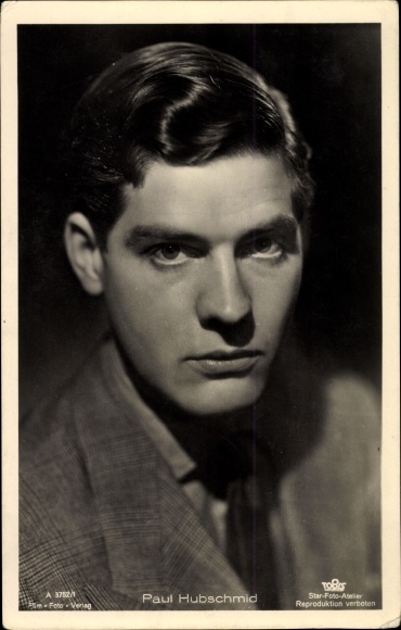 Ak Schauspieler Paul Hubschmid, Portrait