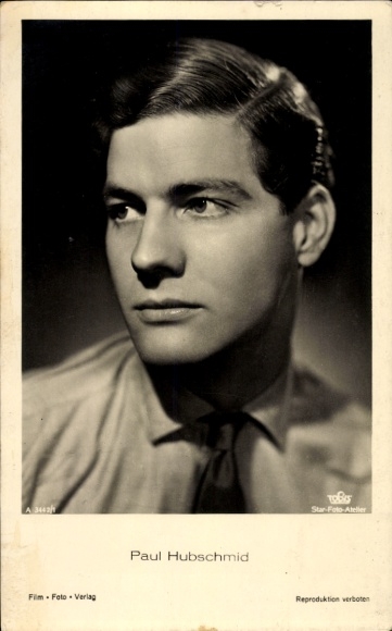 Ak Schauspieler Paul Hubschmid, Portrait