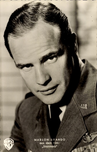Ak Schauspieler Marlon Brando, Portrait, Film Sayonara