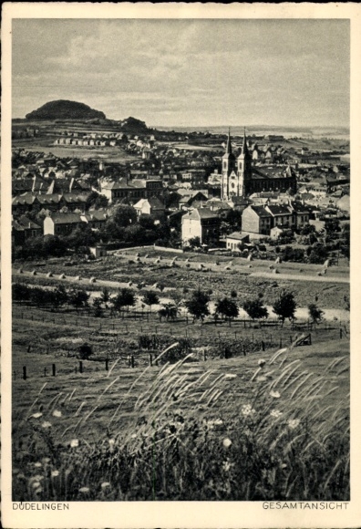 Ak Düdelingen Luxembourg, Gesamtansicht