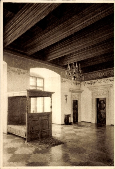 Ak Bielany Kraków Krakau Polen, Schlafzimmer von Sigismund August, Wawel Schloss, 16. Jahrhundert