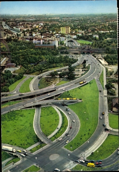 Ak Berlin, Stadtautobahn, Messegelände