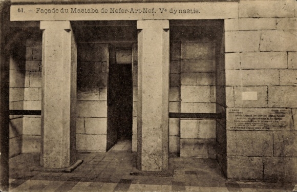 Ak Ägypten, Mastaba von Nefer Art Nef, V. Dynastie, Grabanlagen