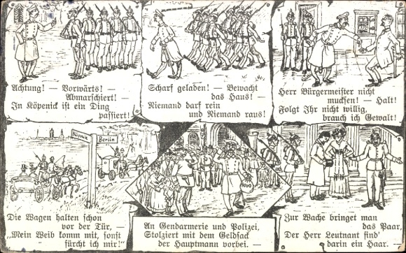 Ak Berlin Köpenick, Hauptmann von Köpenick