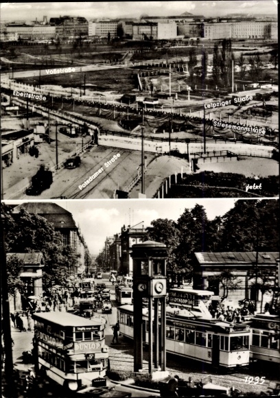 Ak Berlin, Potsdamer Straße, Leipziger Straße