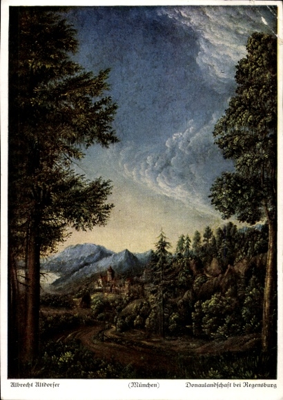 Künstler Ak Altdorfer, Albrecht, Donaulandschaft bei Regensburg