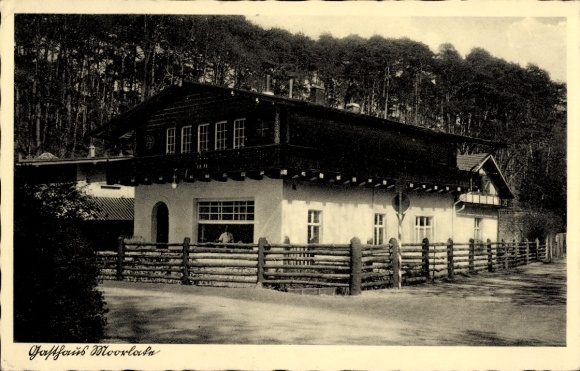 Ak Berlin Zehlendorf Wannsee Moorlake, Gasthaus Moorlake, Inh. A. Braumann