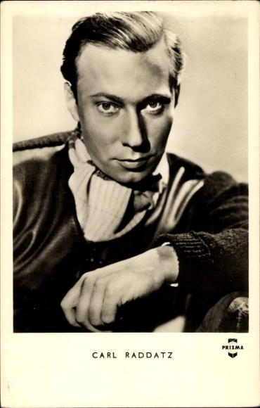 Ak Schauspieler Carl Raddatz, Portrait