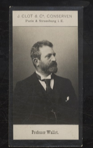 Sammelbild J. Clot & Cie. Konserven, Foto Adel Professor Wallot