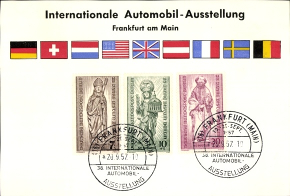 Ak Frankfurt am Main, Internationale Automobil-Ausstellung