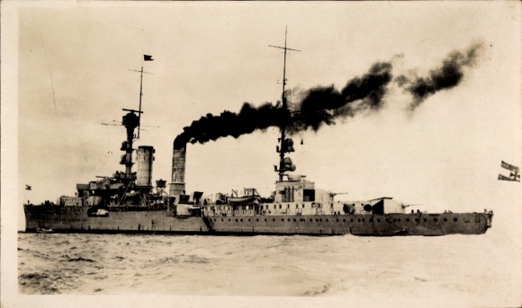 Ak Reichsmarine, Leichter Kreuzer Emden