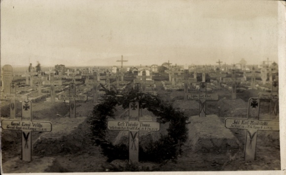 Foto Ak Mazedonien, Heldenfriedhof, I. WK