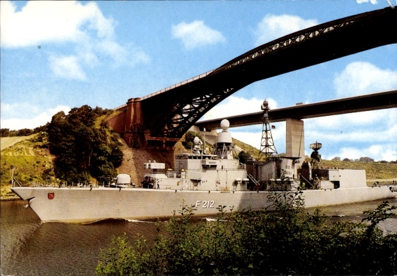 Ak Flugkörperfregatte Karlsruhe, Bundesmarine